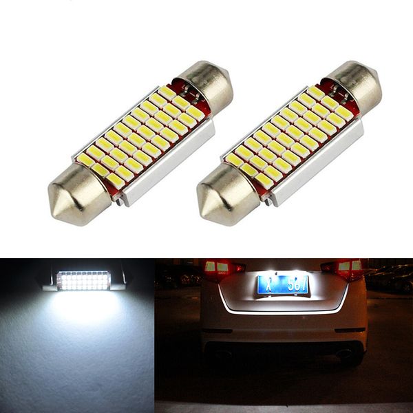 

2x canbus error 36mm 27 led festoon car led number plate lights bulbs for a4 a2 a3 8l 8p b5 b6 a6 4b a8 d2 q7 4f