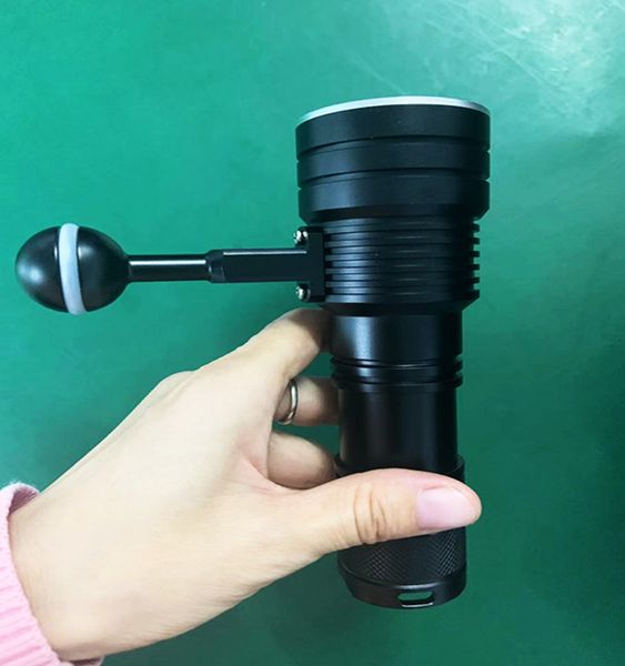

xm-l2 led white light 1000 lumens diving flashlight 26650 torch underwater 50m l2 led diving lamp