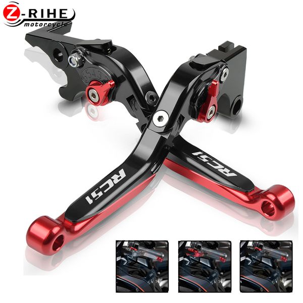 

motorcycle folding extendable brake clutch levers moto for rc51 rc 51 rvt1000 sp-1/sp-2 2000 2001 2002 2003 2004 2005-2006