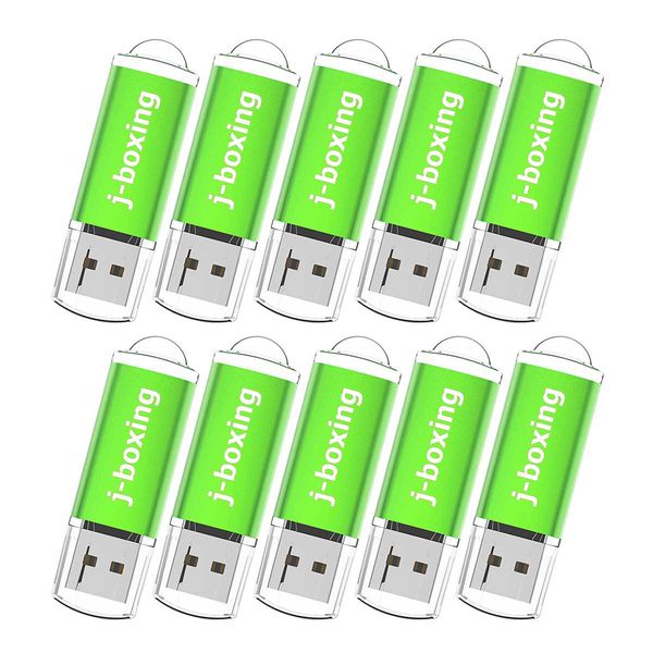 Bulk 10pcs USB 2.0 Flash Drives 64MB Memory Stick Gol