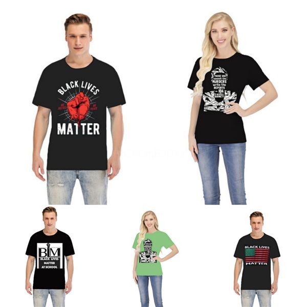 

black lives matterluxury designer t shirt shark printing short sleeve designer shirts men women summer t shirts tees size s-xxl #7589, Gray;blue