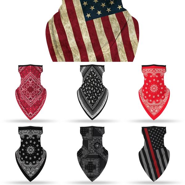 

xyjnk filtere magic headscarf bandana cycling masks head neck scarves face sport camouflag windproof mask with fashionflag, Black