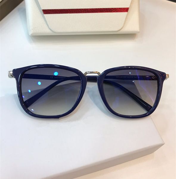

910 luxury ungla e for women de igner fa hion uv protection coating mirror len full frame plated frame come with ca e