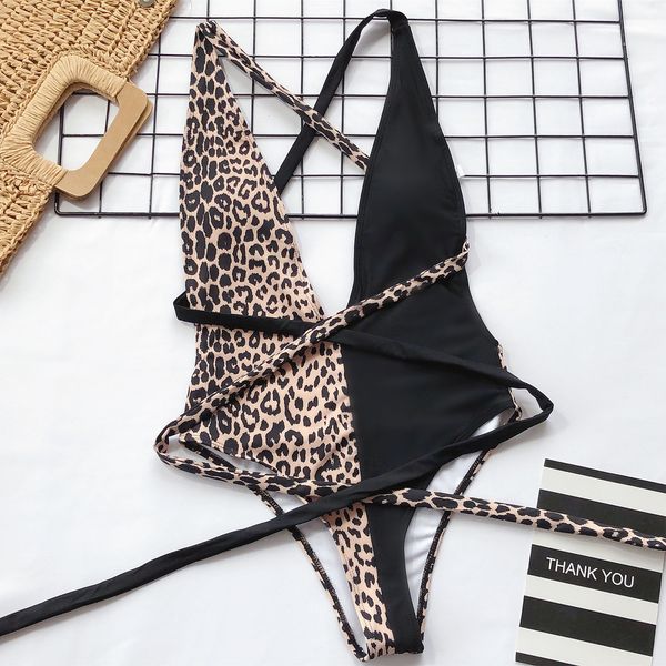 

2020 fashion womens summer swimwear 2020 new women deep v-neck one piece swimwear quality womens underwear sets size s-l, White;black