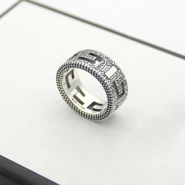 

серебряное кольцо мужчина полого широкое кольцо старинных ретро партий кольца, Slivery;golden