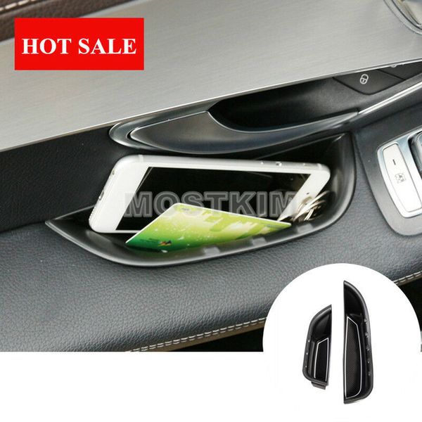 Interior Front Door Storage Box Holder For Benz C Class W205 S205 2014 2019 Cool Truck Interior Accessories Cool Vehicle Accessories From