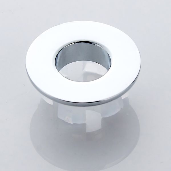 

3шт greenspring бассейна раковина переполнение крышка отделка латунь вставить в отверстие круглой крышки матовый никель