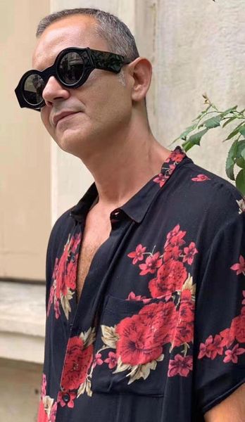 

0629 selling full designer for round wholesale-new men women plate sunglasses framework lady fashion generous quality style uv400 l jaxa, Slivery;brown