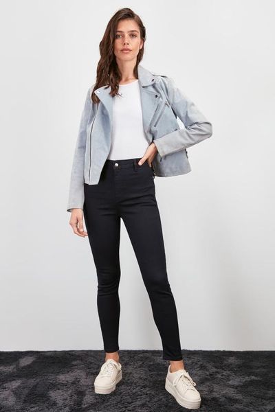 

высокая trendyol талии jegging джинсы 20je0399, Blue