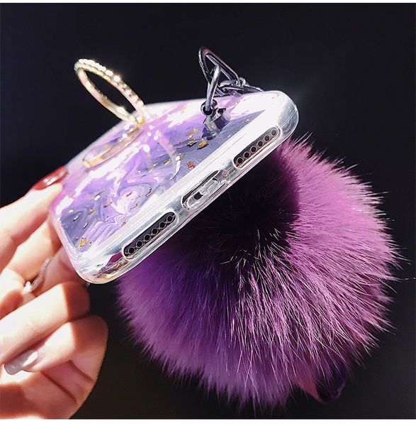 

gradient color for iphone xs max marble case marble grain designer phone case soft tpu with hairball wristband for iphone case