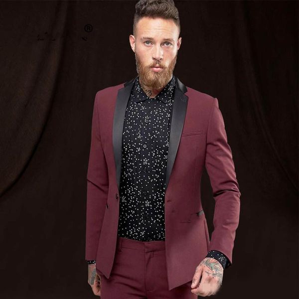 

latest coat pant designs men wedding suits custom made groom tuxedo formal men's suit groom wedding suit (jacket+pant, Black;gray