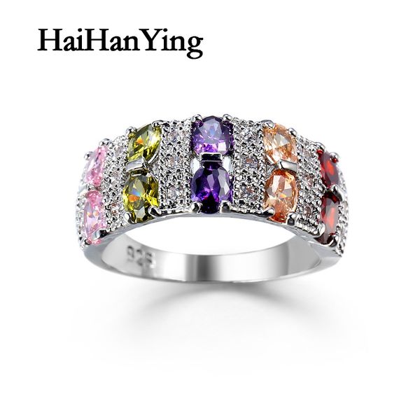 

luxury glamour women shining zircon ring fashion simple wedding party copper zircon hand wearing accessories jewelry, Slivery;golden