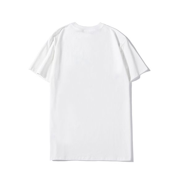 

mens shirt 20ss brand t shirts men and women short sleeve shirt clothing letter printed crew neck designer tees size m-2xl, White;black