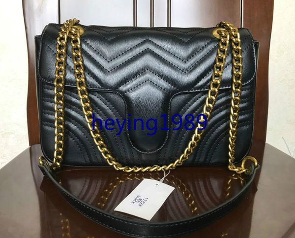 

fashion women shoulder bags classic leather heart style gold chain new women bag handbag tote bags messenger handbags