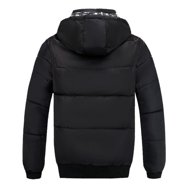 

онкий зимний лопаобђмажнй ком капоном, Black