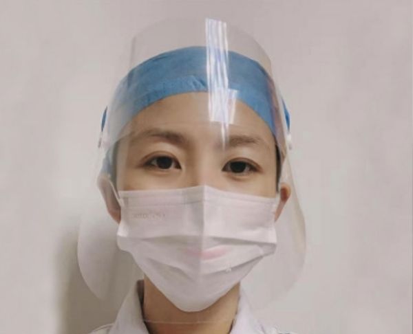 

dhl full face shield mask plastic protective mask anti splash mask dust saliva transparent hood head-mounted removable isolation cap