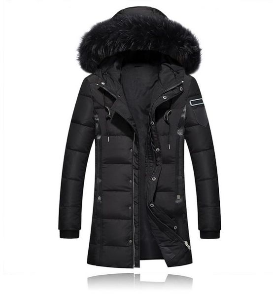 

2019 men's winter down jacket 80% white duck down jacket men windbreaker coat male m-3xl parka pluma hombre, Black