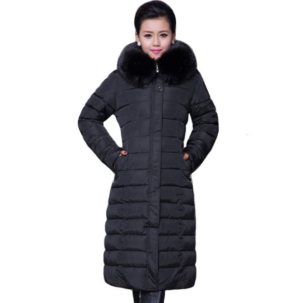 

large size 4xl 5xl winter jacket for women wearing hats, Black