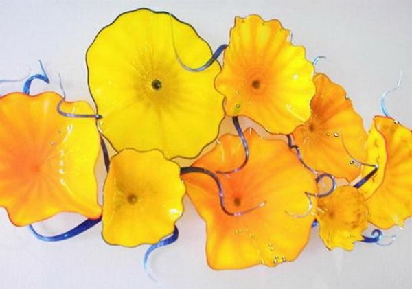 

wall decoration tiffany luxury hanging plates wall art murano glass plates for living room dining room