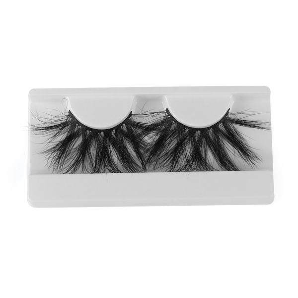 

1 pair 30mm 6d mink hair false eyelashes extension wispy fluffy multilayer eyelashes dramatic long lashes handmade cruelty-fre