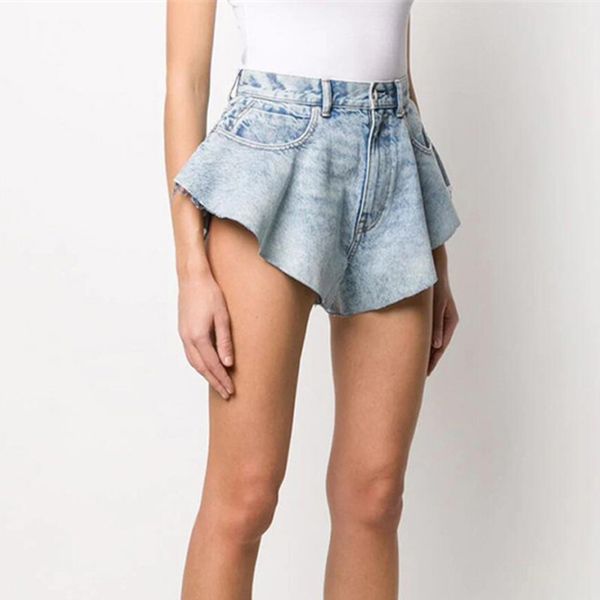 

summer shorts women casual high waist shorts denim womens clothing 2020 loose jean, White;black