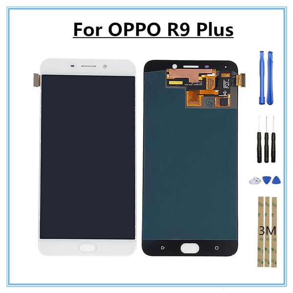 

6.0-inch OPPO R9 PLUS mobile phone LCD touch screen digitizer component replacement parts to send a set of repair tools