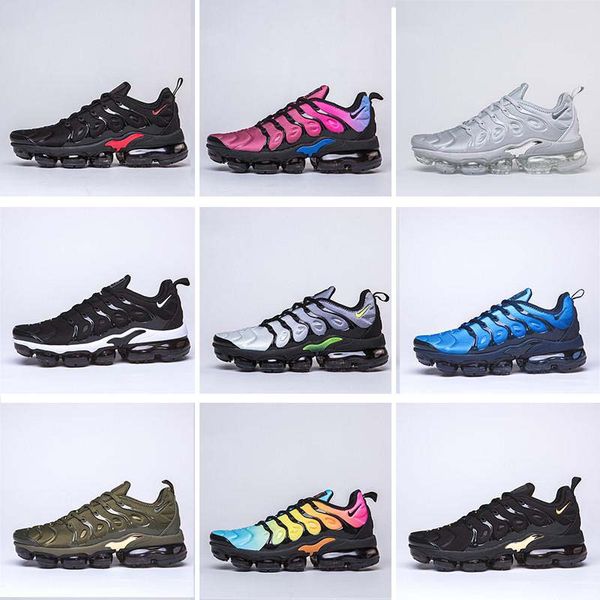 

2020 Top Quality Plus Tn Радуга кроссовки Женщины Vapormax Макс кроссовки мужские Тройной черные туфли