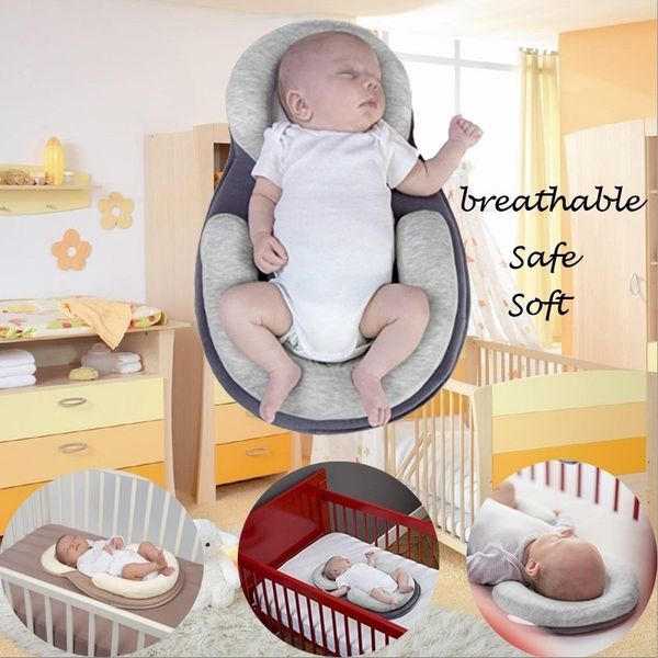 55 38cm Newborn Baby Sleep Pillow Rollover Prevention Position