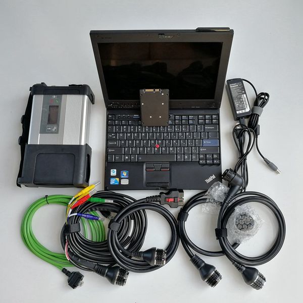 

mb star c5 sd compact auto diagnostic tool with v06.2023 software vediamo x dts in 480gb ssd and used x201t i7 4g
