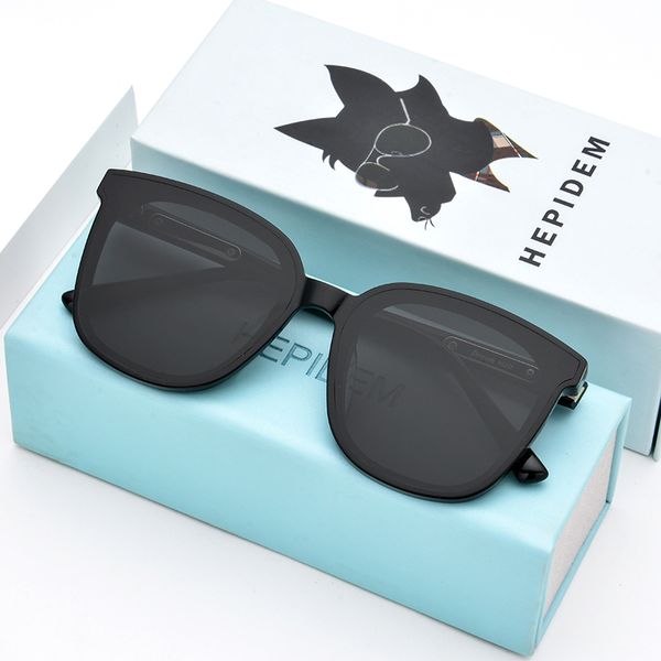 

hepidem vintage gentle sunglasses men flat lens big oversize square frame sun glasses for women brand design eyewear dream visit, White;black
