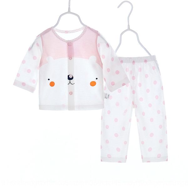

happy air conditioning bear infant air-conditioned suit pure cotton casual suit comfortable and breathable without pilling and fading