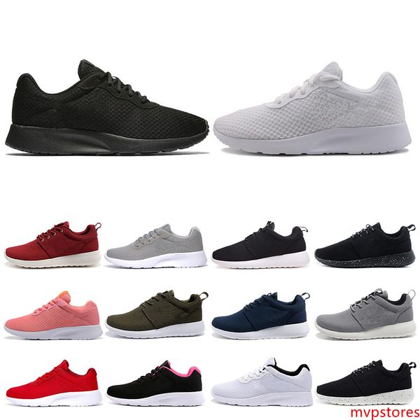 

tanjun run running shoes men women triple black white low lightweight breathable london olympic mens trainers sports sneakers size 36-45