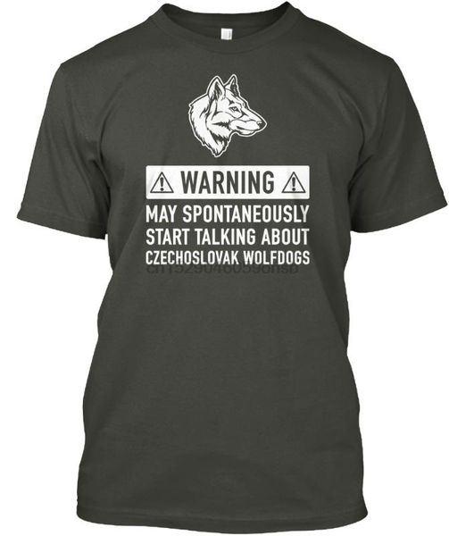

мужчины футболка чехословацкого wolfdog собака подарок женщины тенниска, White;black