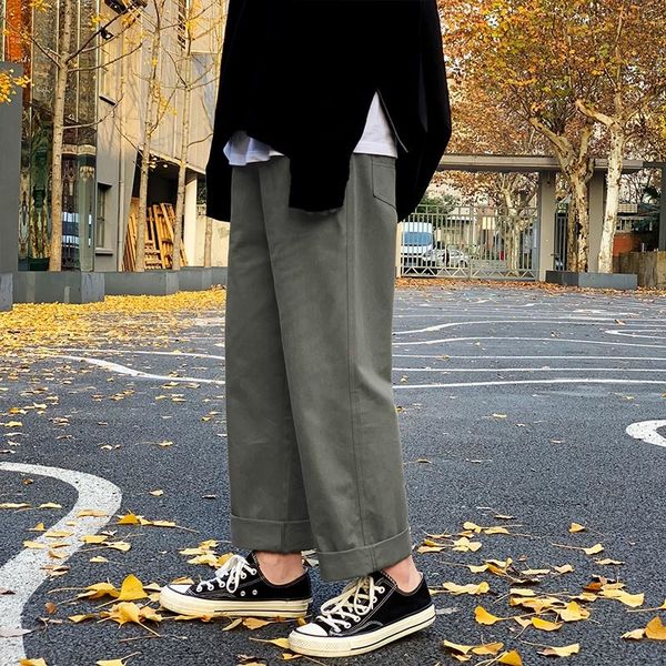 

cargo tactical pants men's retro trousers streetwear hip hop loose cotton joggers pantalon homme hombre sweatpants harajuku, Black