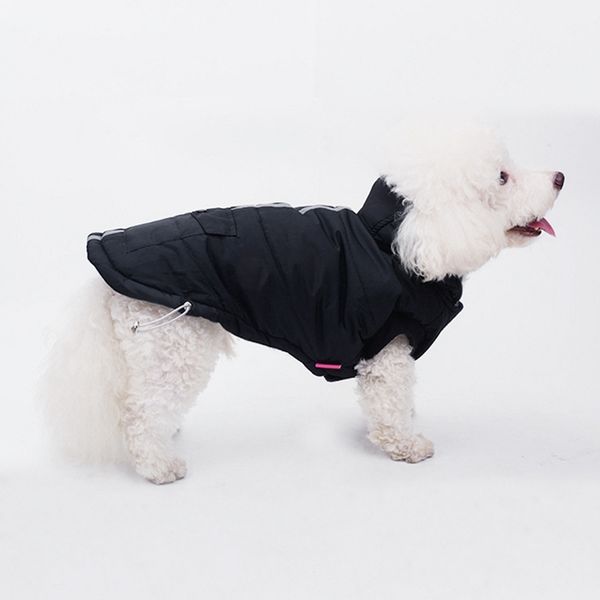 

pet clothes for autumn and winter small dogs warm accessories cold-weather hooded 2-legged coat dog apparel