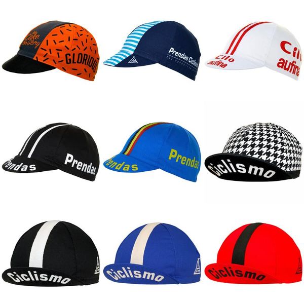 

2019 new prendas / inrng / velouk cycling caps men and women lightweight quick dry bike wear cycling headwear cycle cap, Black