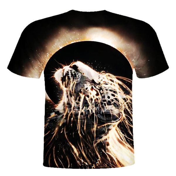 

ostrich clothes men t shirt men leopard 3d printing tees shirt short sleeve t-shirt blouse summer extended tshirt, White;black