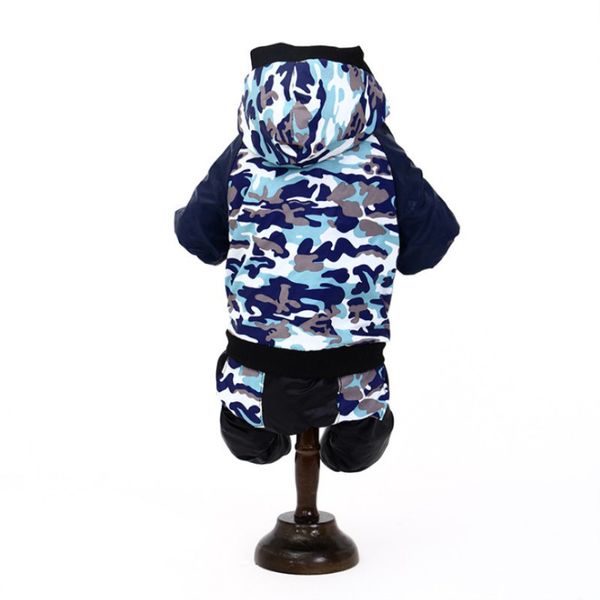 

fashion pet dog winter warm clothes puppy jumpsuit hoodie coat apparel camo 2018
