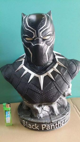 

avenger alliance america captain 3 panther 1 / 2 panther statue bust model decoration