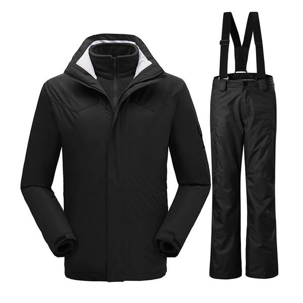 

2019 new winter ski suit outdoor thermal waterproof windproof snowboard jackets pants mountain skiing for men clothes set brand