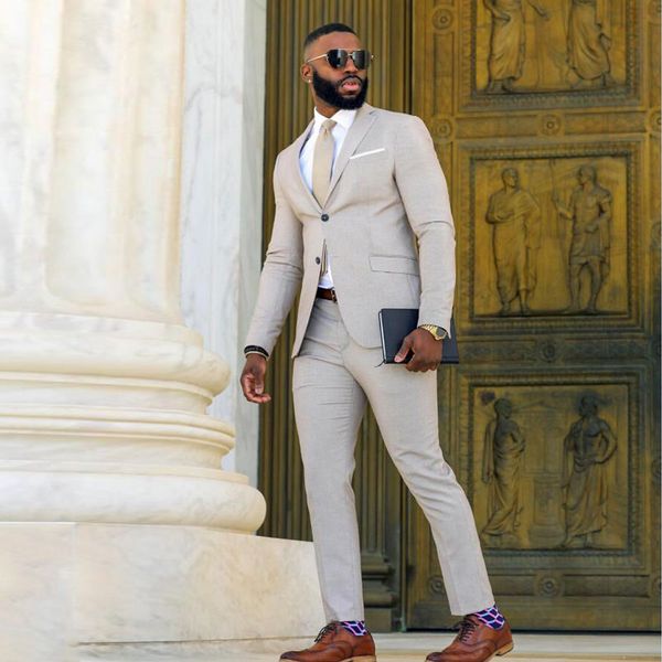 

grey business men suits pants slim fit man blazer jacket custom made costume homme maraige groomsmen wear groom tuxedo prom party 2piece, Black;gray