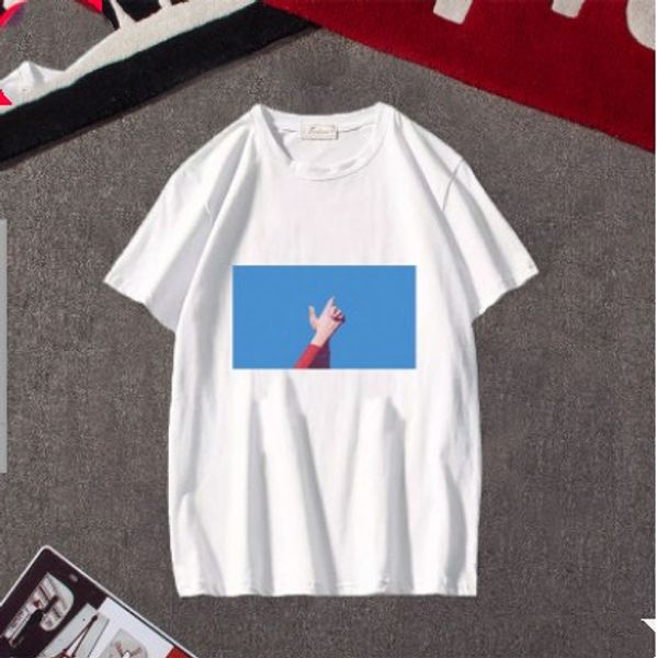

black and white luxury men's wear designer t-shirt summer print t-shirt hip hop men's short sleeve t-shirt size s-3xl, White;black