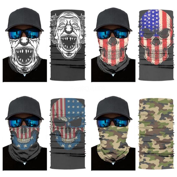 

mandala windproof masks paisley cycling skull scarf sports face mask fishing cycling running neck er magic protective gear c #641#480, Blue;black