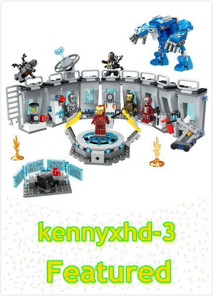 

avenger heroes steel mech gennaco lab assembled building blocks educational toys