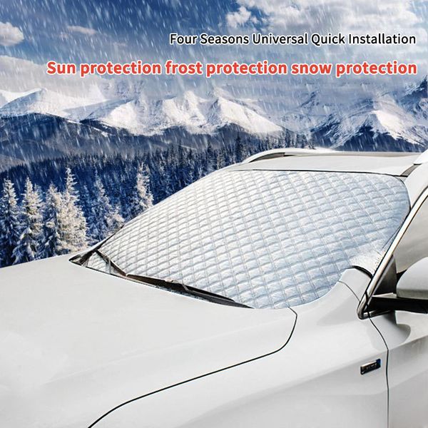 

ветровое стекло крышки окна автомобиля экрана sunlight льда ice snow dust protector универсальный автомобиль переднего ветрового стекла щит