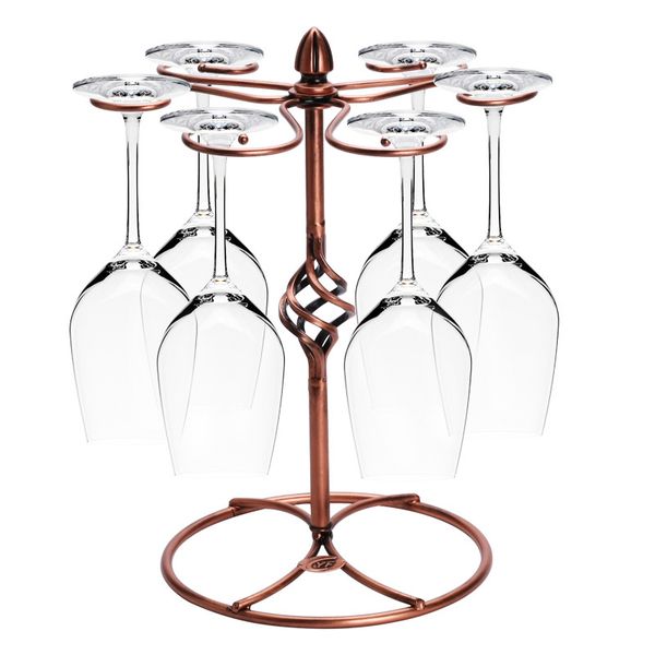

wine glass rack kitchen bar cup hanging holder metal goblet display stand drinking glasses stemware rack bar accessories