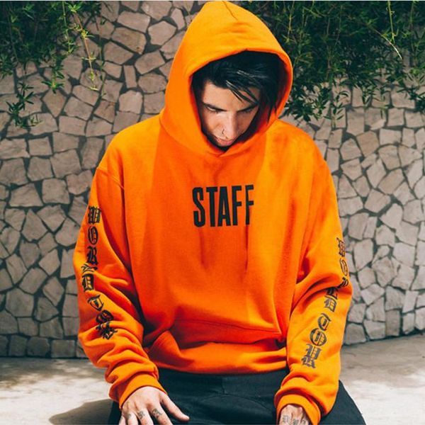 

new winter kanye justin bieber men and woman trasher hoodies sweatshirts pure cotton single men hoodies purpose tour, Black