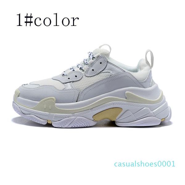 

2020 new designer shoes fashion paris sports casual dad men's and women's black and white casual shoes size 36-45 as21