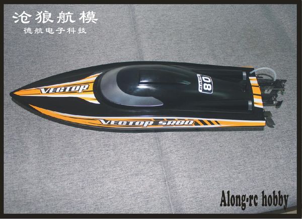 Volantex RC Boot Vector SR80 38MPH High Speed ​​Boat Auto Roll Back Funktion ABS-Kunststoffrumpf 798-4 PNP oder ARTR RTR-Set