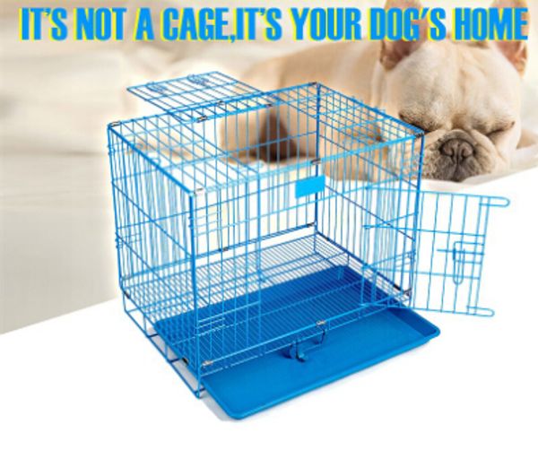

dog cage foldable pet iron cages creative breathable pet dog house metal puppy teddy home s m l xl